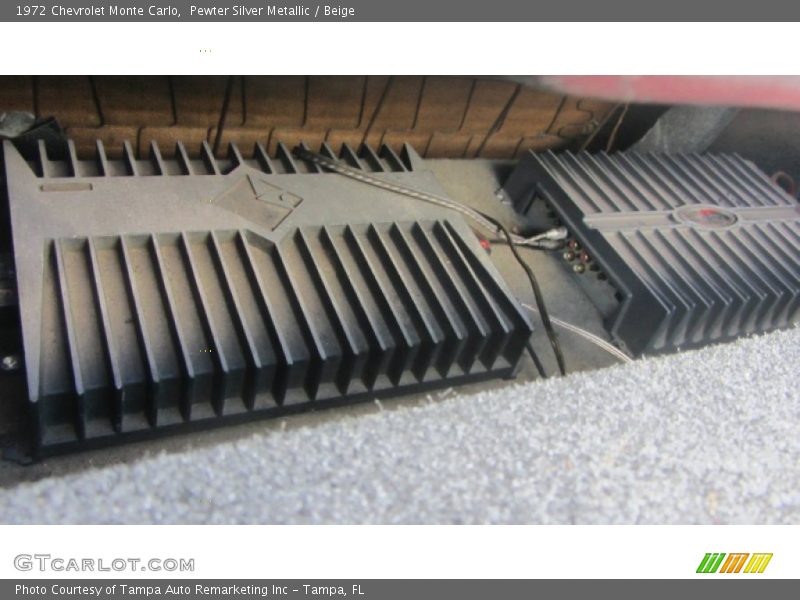 Pewter Silver Metallic / Beige 1972 Chevrolet Monte Carlo