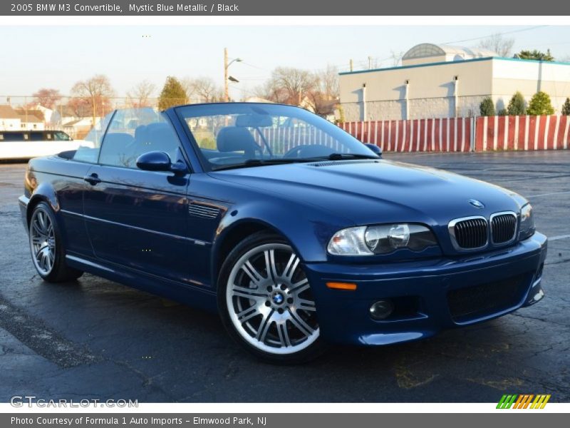Mystic Blue Metallic / Black 2005 BMW M3 Convertible