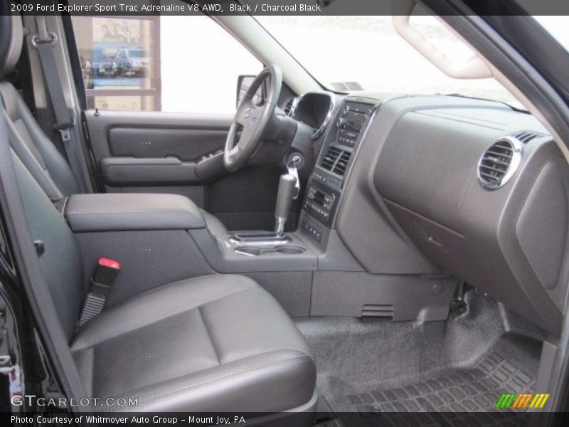  2009 Explorer Sport Trac Adrenaline V8 AWD Charcoal Black Interior