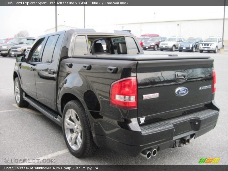 Black / Charcoal Black 2009 Ford Explorer Sport Trac Adrenaline V8 AWD