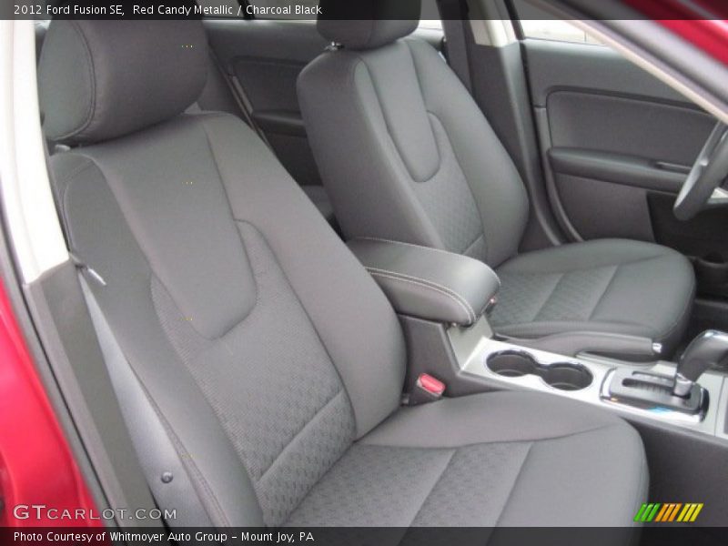 Red Candy Metallic / Charcoal Black 2012 Ford Fusion SE