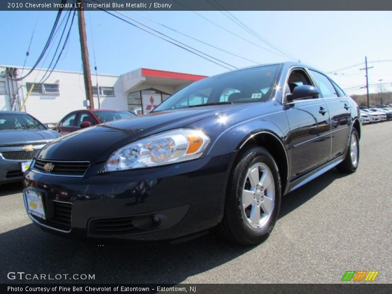 Imperial Blue Metallic / Ebony 2010 Chevrolet Impala LT