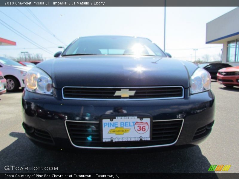 Imperial Blue Metallic / Ebony 2010 Chevrolet Impala LT