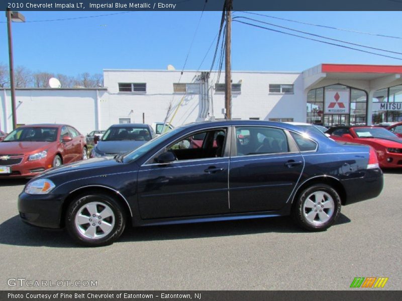Imperial Blue Metallic / Ebony 2010 Chevrolet Impala LT