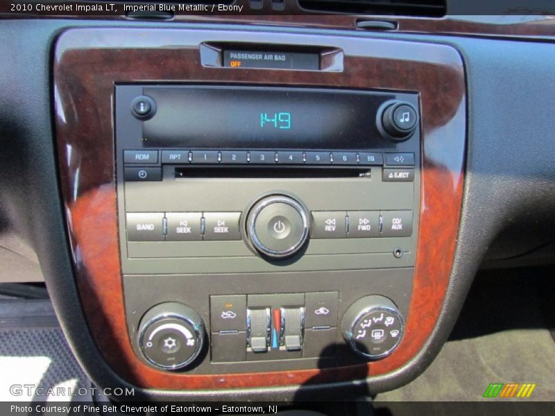 Imperial Blue Metallic / Ebony 2010 Chevrolet Impala LT