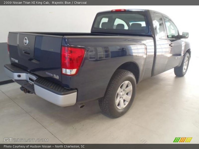 Majestic Blue / Charcoal 2009 Nissan Titan XE King Cab