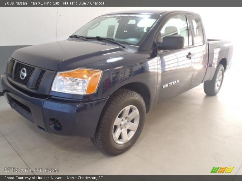 Majestic Blue / Charcoal 2009 Nissan Titan XE King Cab