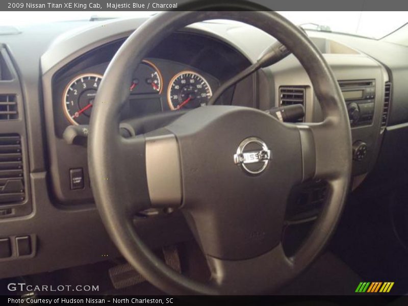 Majestic Blue / Charcoal 2009 Nissan Titan XE King Cab