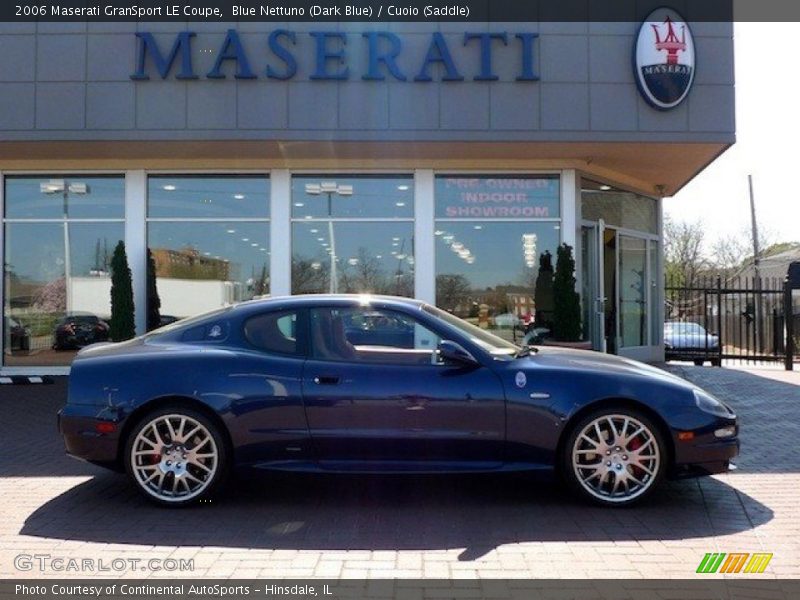 Blue Nettuno (Dark Blue) / Cuoio (Saddle) 2006 Maserati GranSport LE Coupe