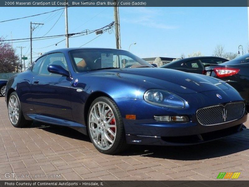 Blue Nettuno (Dark Blue) / Cuoio (Saddle) 2006 Maserati GranSport LE Coupe