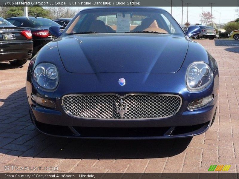 Blue Nettuno (Dark Blue) / Cuoio (Saddle) 2006 Maserati GranSport LE Coupe