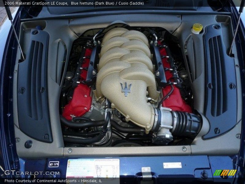 Blue Nettuno (Dark Blue) / Cuoio (Saddle) 2006 Maserati GranSport LE Coupe