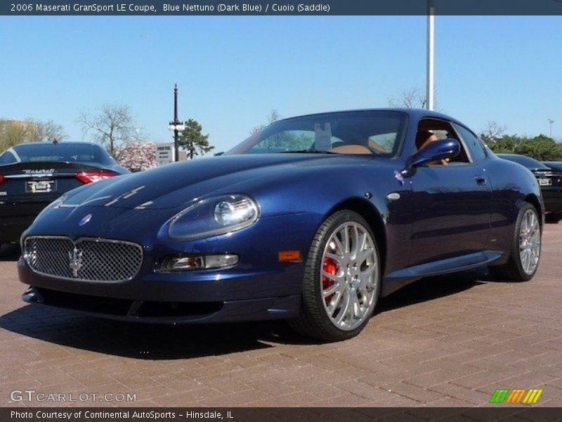 Blue Nettuno (Dark Blue) / Cuoio (Saddle) 2006 Maserati GranSport LE Coupe