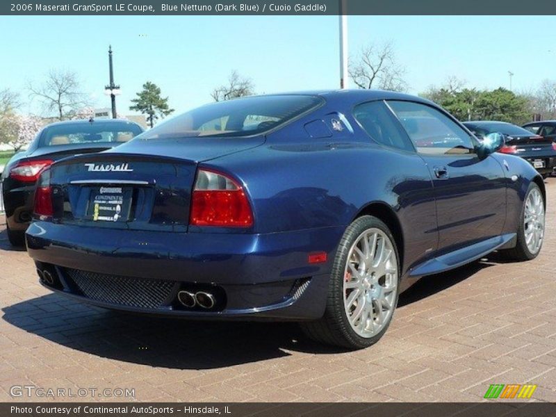 Blue Nettuno (Dark Blue) / Cuoio (Saddle) 2006 Maserati GranSport LE Coupe