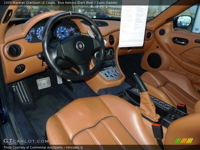 Blue Nettuno (Dark Blue) / Cuoio (Saddle) 2006 Maserati GranSport LE Coupe