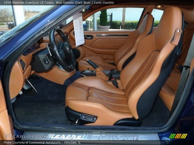 Blue Nettuno (Dark Blue) / Cuoio (Saddle) 2006 Maserati GranSport LE Coupe