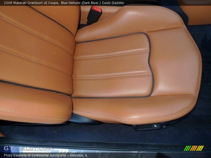 Blue Nettuno (Dark Blue) / Cuoio (Saddle) 2006 Maserati GranSport LE Coupe