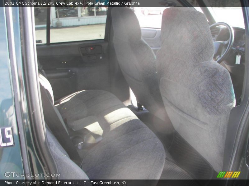 Polo Green Metallic / Graphite 2002 GMC Sonoma SLS ZR5 Crew Cab 4x4