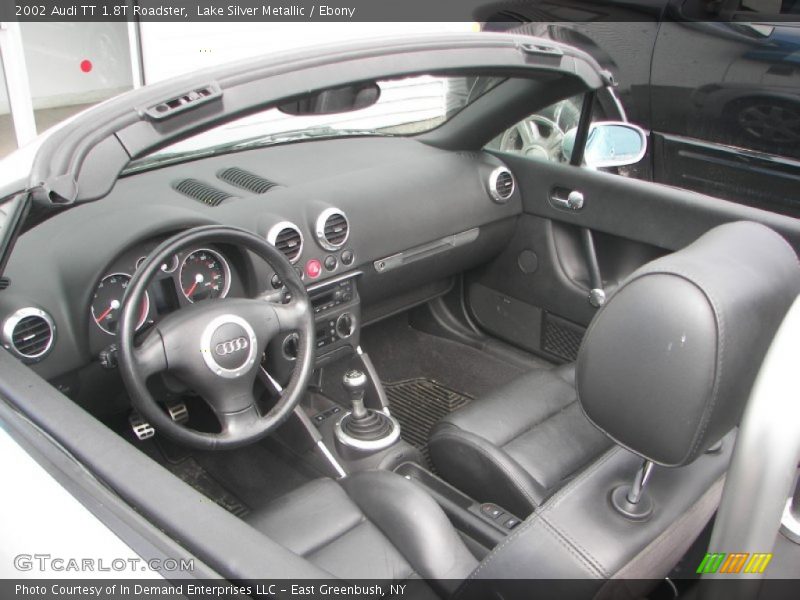 Lake Silver Metallic / Ebony 2002 Audi TT 1.8T Roadster