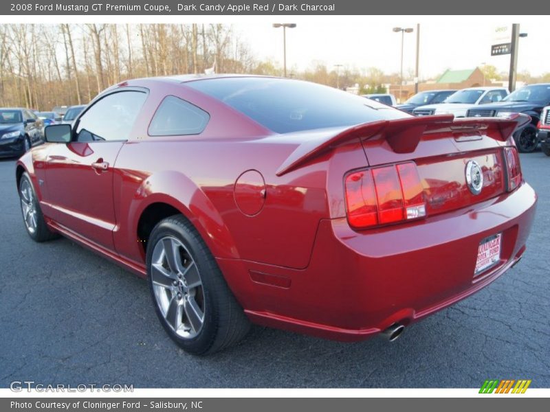 Dark Candy Apple Red / Dark Charcoal 2008 Ford Mustang GT Premium Coupe