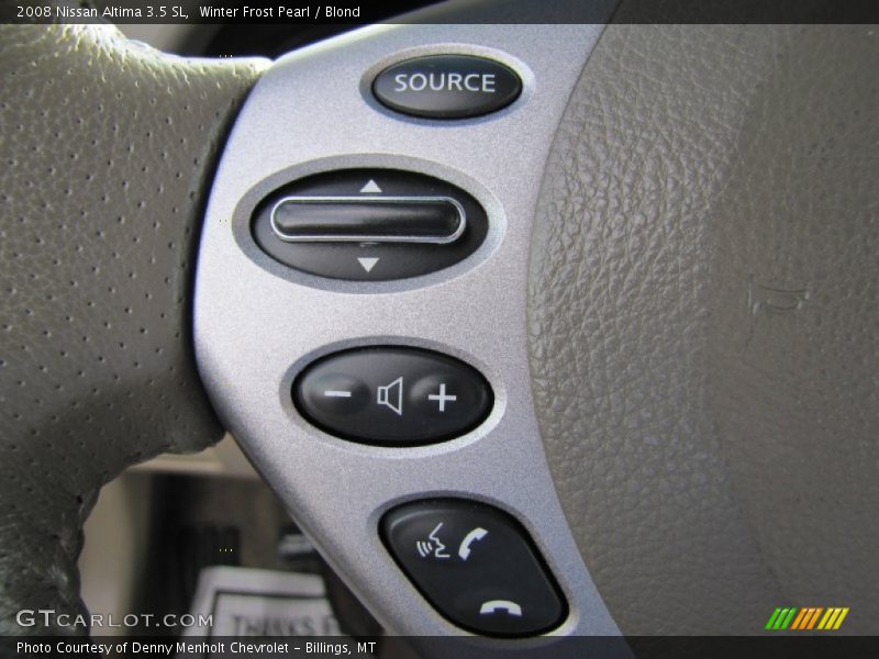 Winter Frost Pearl / Blond 2008 Nissan Altima 3.5 SL
