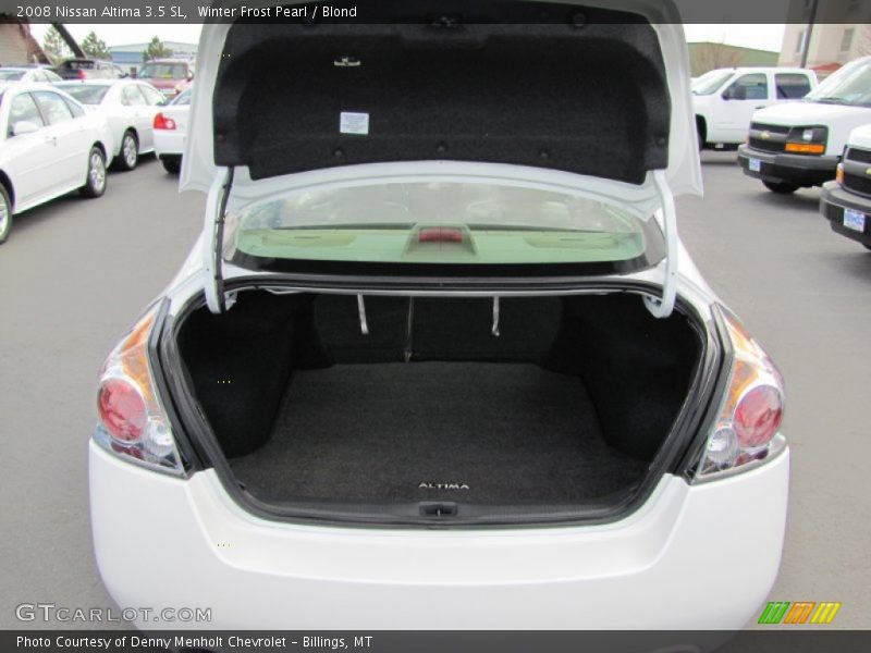 Winter Frost Pearl / Blond 2008 Nissan Altima 3.5 SL