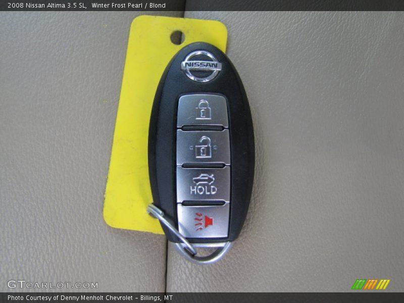 Winter Frost Pearl / Blond 2008 Nissan Altima 3.5 SL
