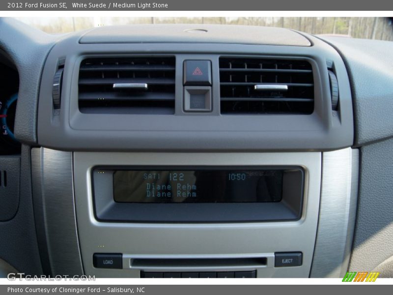 White Suede / Medium Light Stone 2012 Ford Fusion SE