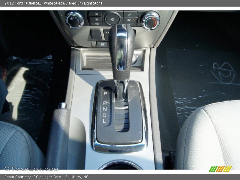 White Suede / Medium Light Stone 2012 Ford Fusion SE