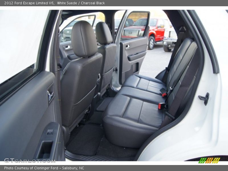 White Suede / Charcoal Black 2012 Ford Escape Limited V6