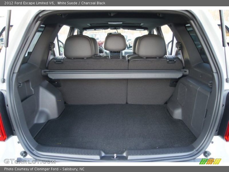 White Suede / Charcoal Black 2012 Ford Escape Limited V6
