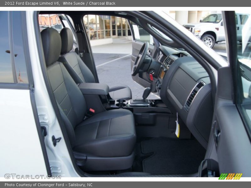 White Suede / Charcoal Black 2012 Ford Escape Limited V6