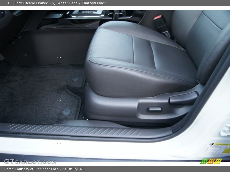 White Suede / Charcoal Black 2012 Ford Escape Limited V6