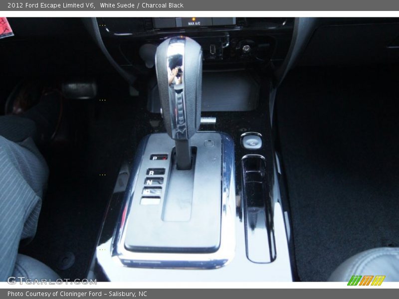 White Suede / Charcoal Black 2012 Ford Escape Limited V6