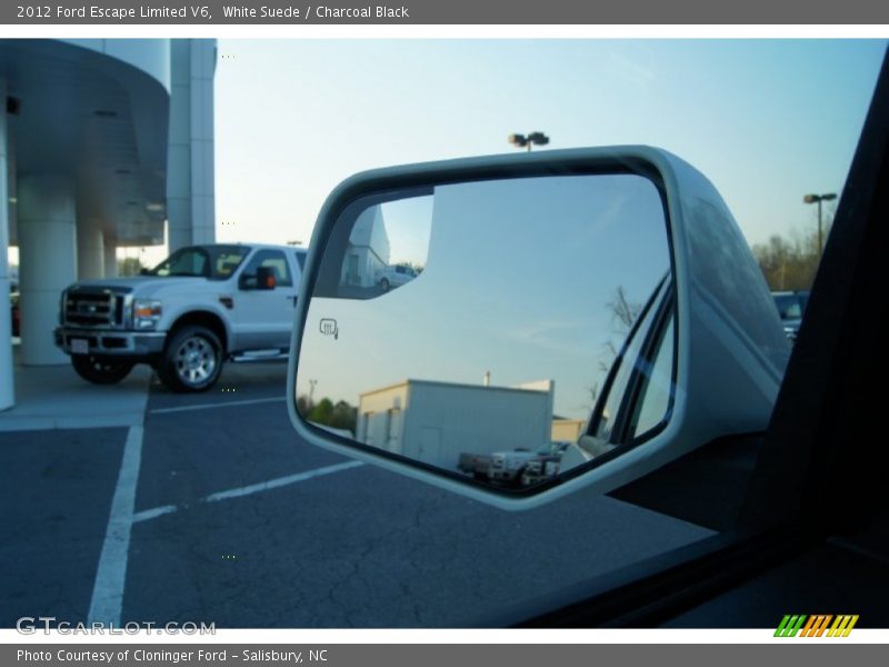 White Suede / Charcoal Black 2012 Ford Escape Limited V6