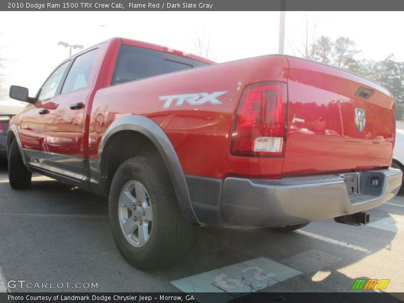 Flame Red / Dark Slate Gray 2010 Dodge Ram 1500 TRX Crew Cab