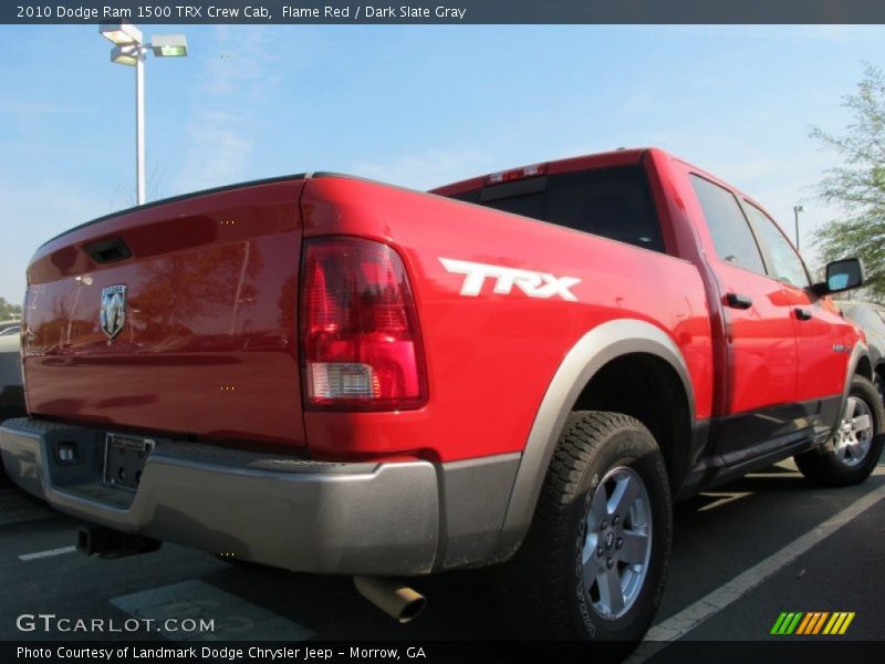 Flame Red / Dark Slate Gray 2010 Dodge Ram 1500 TRX Crew Cab