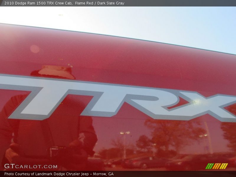 Flame Red / Dark Slate Gray 2010 Dodge Ram 1500 TRX Crew Cab