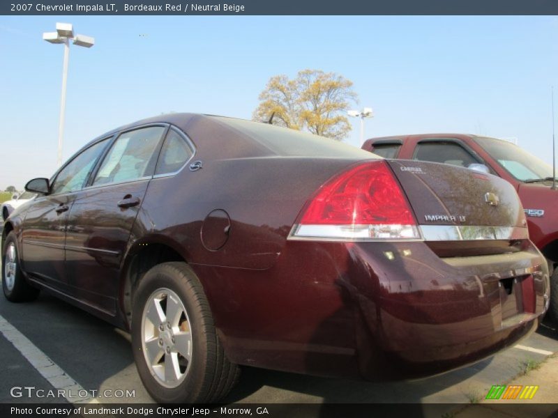 Bordeaux Red / Neutral Beige 2007 Chevrolet Impala LT