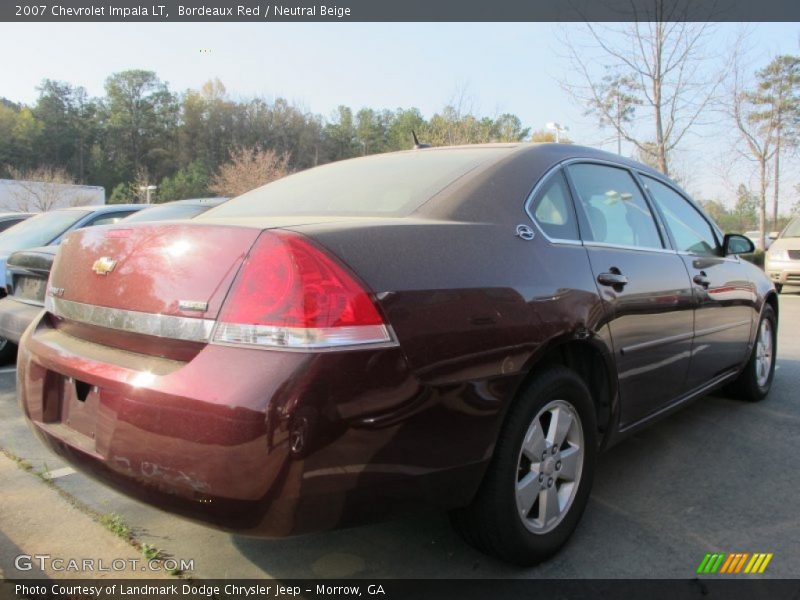 Bordeaux Red / Neutral Beige 2007 Chevrolet Impala LT