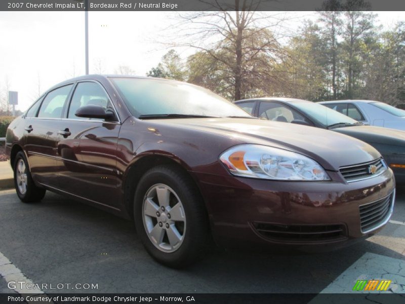 Bordeaux Red / Neutral Beige 2007 Chevrolet Impala LT