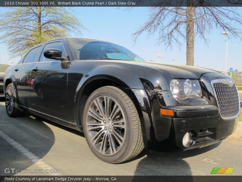 Brilliant Black Crystal Pearl / Dark Slate Gray 2010 Chrysler 300 300S V6