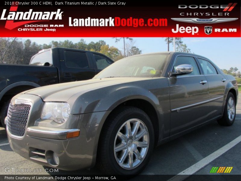 Dark Titanium Metallic / Dark Slate Gray 2010 Chrysler 300 C HEMI