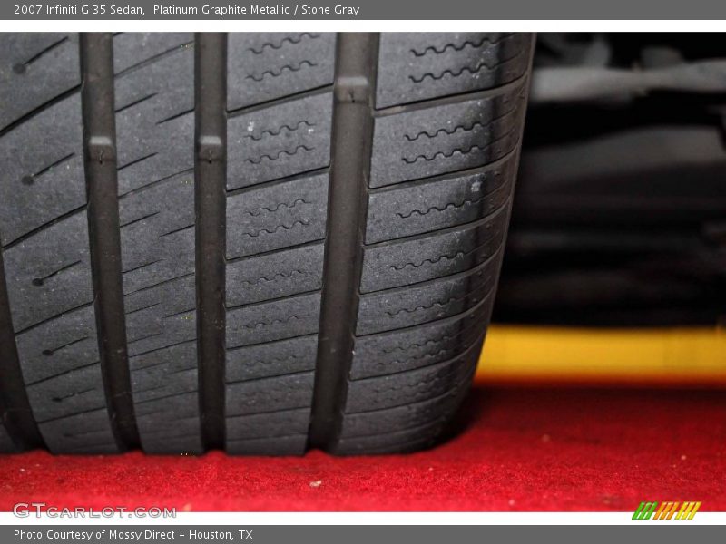 Platinum Graphite Metallic / Stone Gray 2007 Infiniti G 35 Sedan