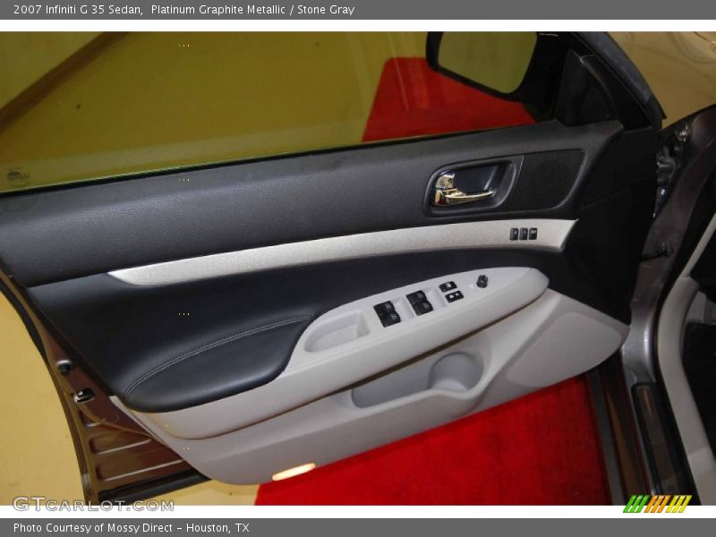 Platinum Graphite Metallic / Stone Gray 2007 Infiniti G 35 Sedan