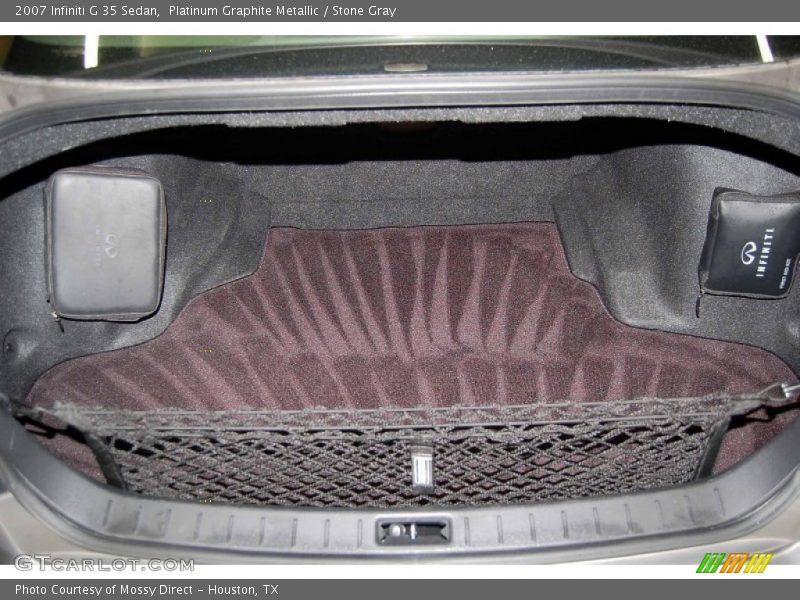 Platinum Graphite Metallic / Stone Gray 2007 Infiniti G 35 Sedan