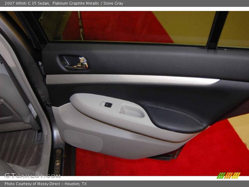 Platinum Graphite Metallic / Stone Gray 2007 Infiniti G 35 Sedan