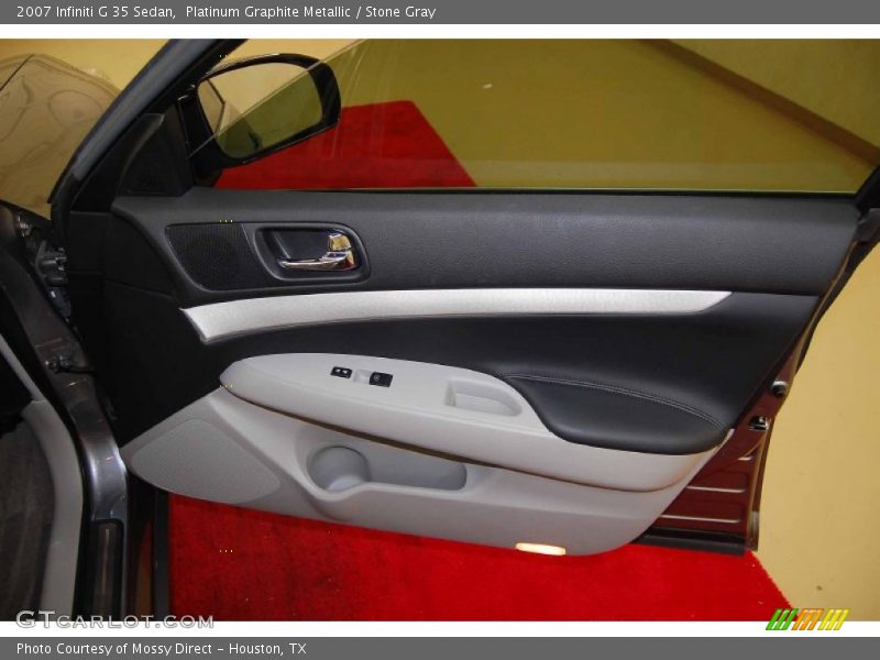 Platinum Graphite Metallic / Stone Gray 2007 Infiniti G 35 Sedan