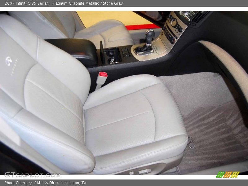 Platinum Graphite Metallic / Stone Gray 2007 Infiniti G 35 Sedan