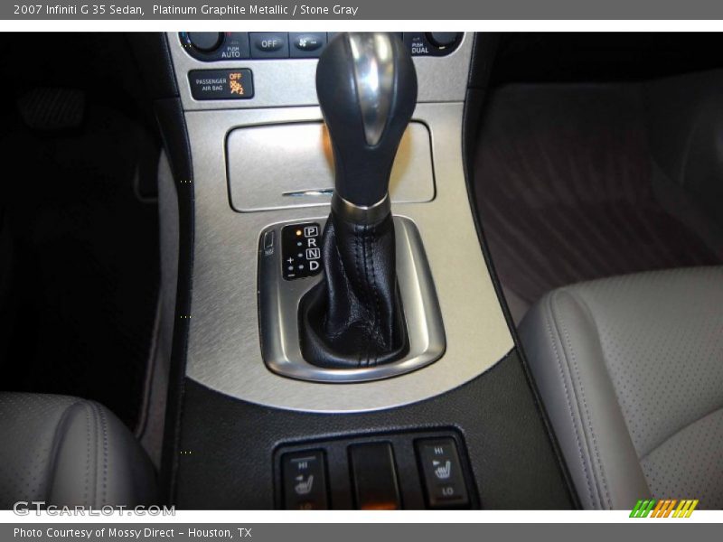 Platinum Graphite Metallic / Stone Gray 2007 Infiniti G 35 Sedan